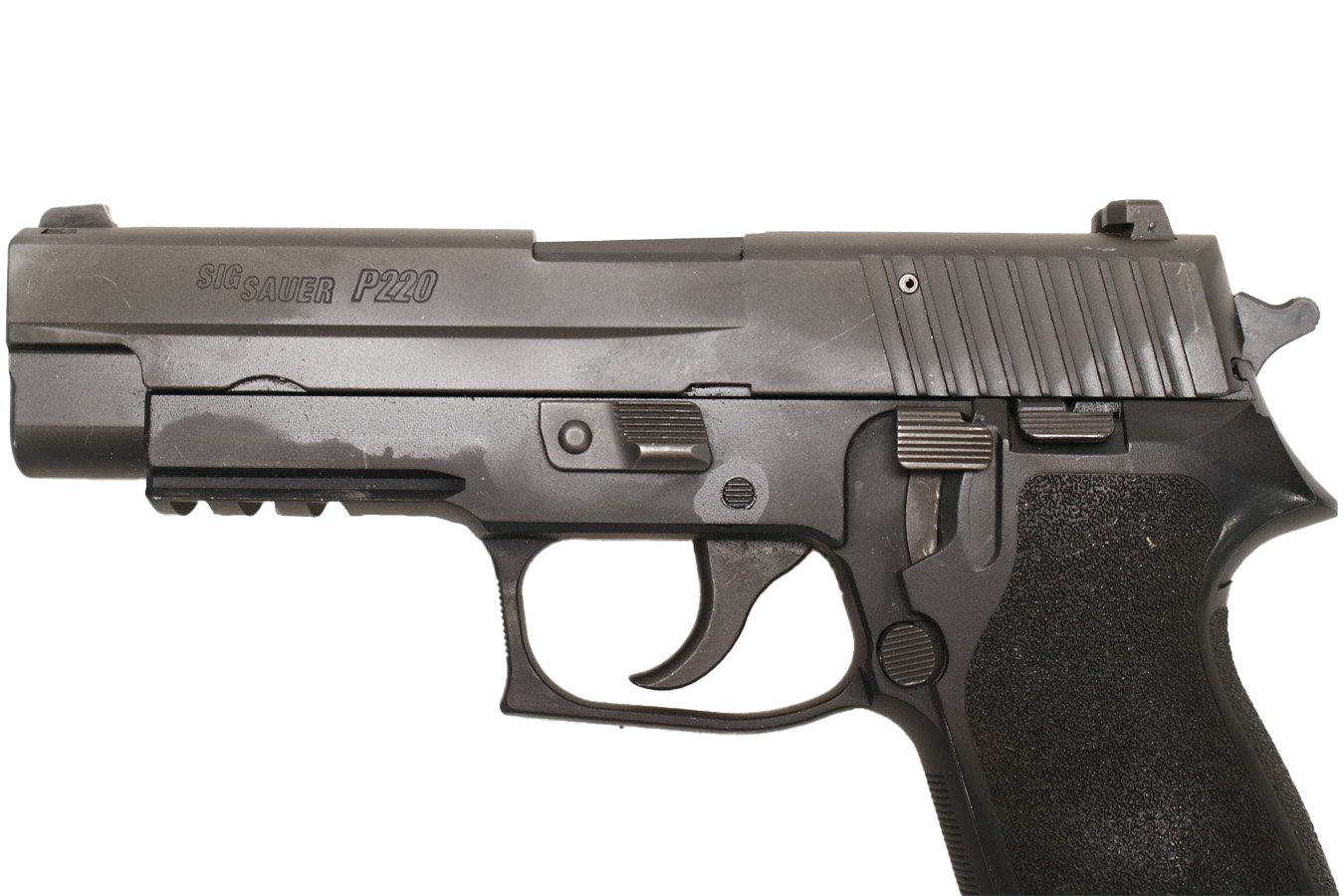 SIG SAUER P220 45 ACP Police Trade-in Pistol with Seven Magazines